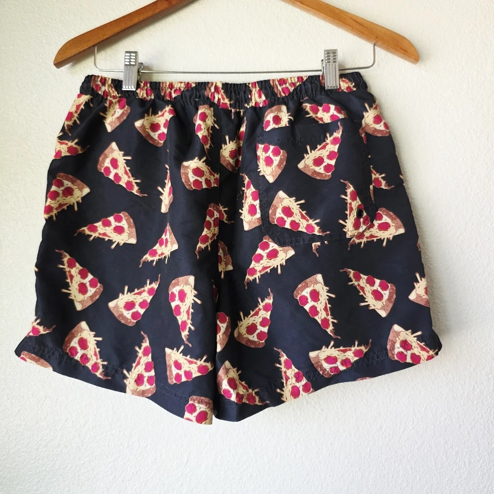 Primark PIZZA swimming trunks.  Men's swimming trunks SMALL